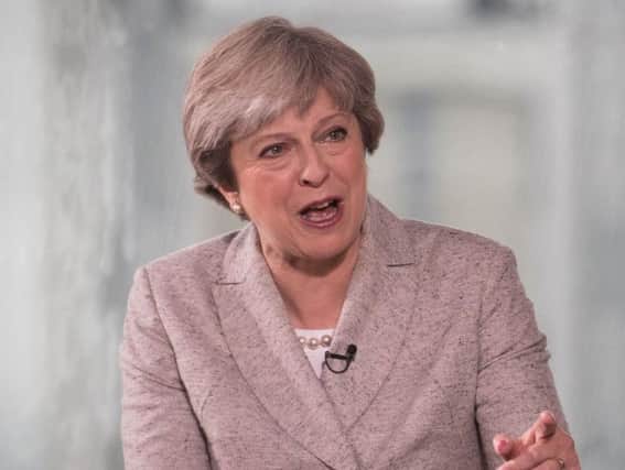 Theresa May faced questions on The Andrew Marr show today