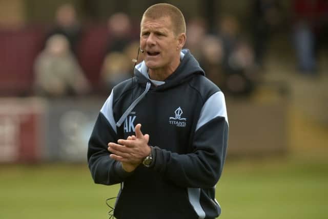 MASSIVELY DISAPPOINTED: 
Rotherham Titans' head coach, Andy Key.
