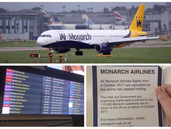 Monarch Airlines has gone out of business.