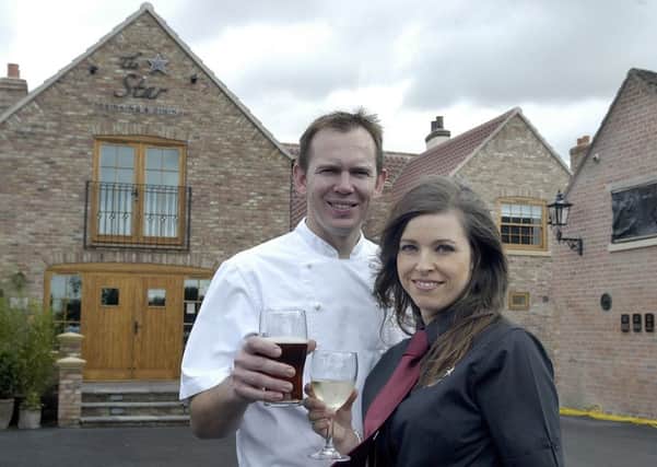 Ben and Lindsey Cox at the Star Inn, Sancton