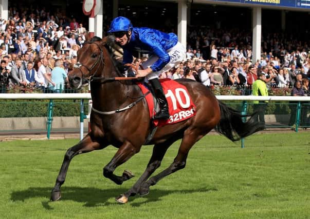 Harry Angel ridden by Adam Kirby wins the 32Red Sprint Cup Stakes during 32Red Sprint Cup Day at Haydock Park Racecourse last month (Picture: Clint Hughes/PA Wire)
