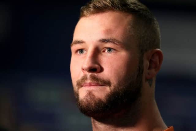 Castleford Tigers' Zak Hardaker, during the 2017 Betfred Super League Grand Final press conference at Old Trafford, Manchester. (Picture: Martin Rickett/PA Wire)