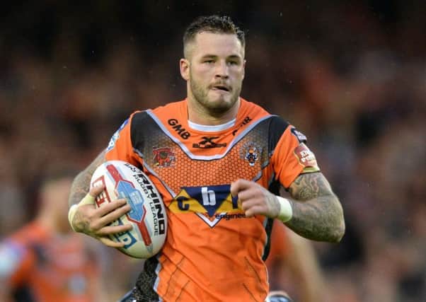Zak Hardaker is unavailable for selection for the Grand Final  due to a breach of club rules, say Castleford Tigers (Picture: Bruce Rollinson).