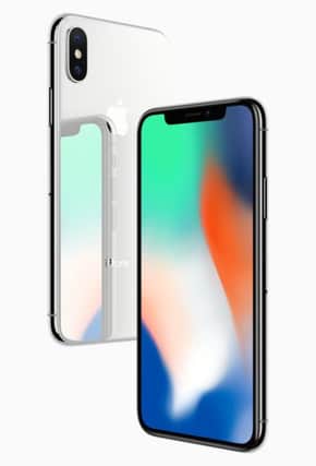 The Â£999 Apple iPhone X has a glass front and back