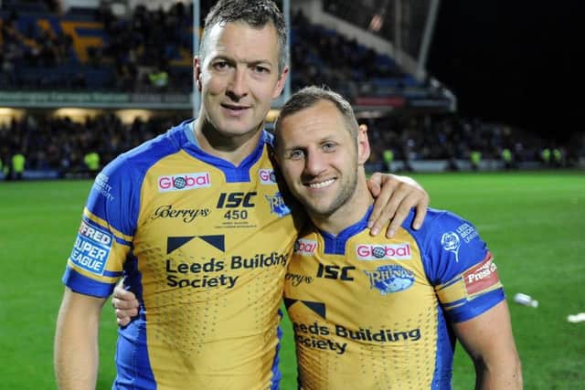 Departing Leeds pair Danny McGuire and Rob Burrow