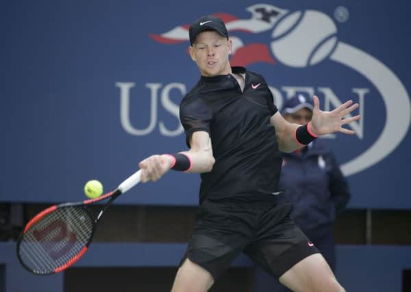 Beverley's Kyle Edmund was beaten by Croatian fourth seed Marin Cilic in the Shanghai Masters (Picture: Seth Wenig/AP).