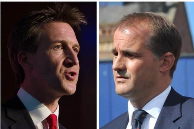 Dan Jarvis (left) and Jake Berry are set to meet for talks on Yorkshire devolution.