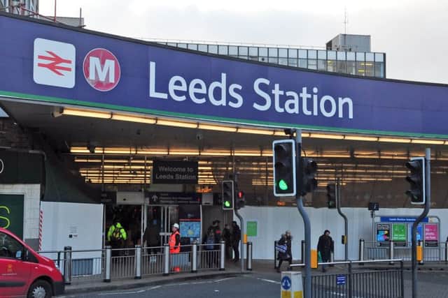 Leeds City Train Station. Picture Tony Johnson