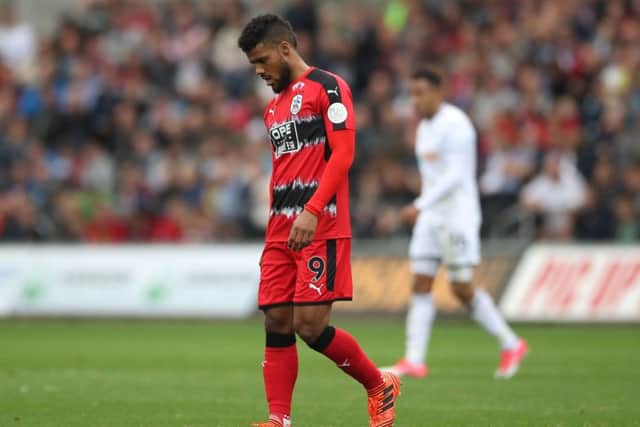 Huddersfield Town's Elias Kachunga.