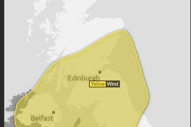 Weather warning for the UK