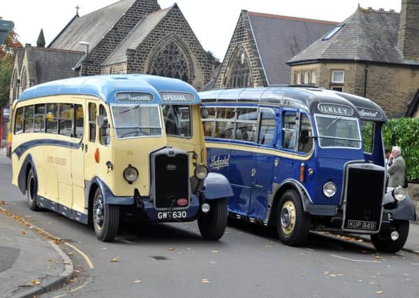 Vintage buses were run on the old Samuel Ledgard routes out of Otley to commemorate the  50th anniversary of the firm being taken over by the West Yorkshire Road Car Company. Pictures by Tony Johnson.