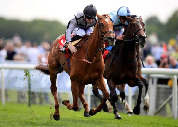Group One-winning filly Blond Me winning at York earlierr in the year under Oisin Murphy.