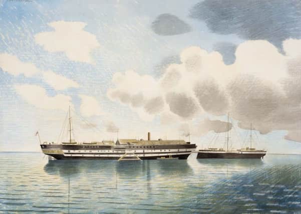 Eric Ravilious, HMS Actaeon, 1940-42. Fine Art Society.