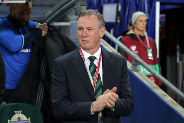 Northern Ireland manager Michael O'Neill. Picture: Martin Rickett/PA
