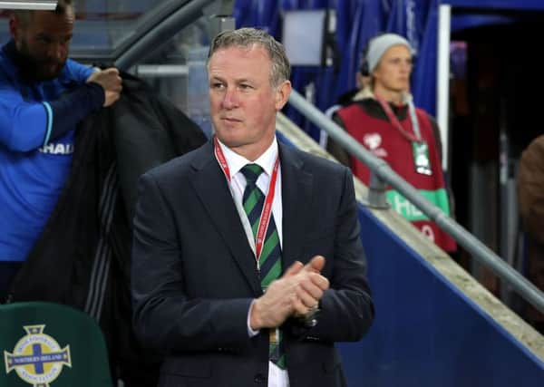 Northern Ireland manager Michael O'Neill. Picture: PA.