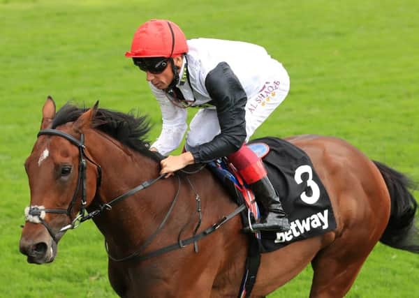 Cracksman ridden by Frankie Dettori wins the Betway Great Voltigeur Stakes during Juddmonte International Day of the Yorkshire Ebor Festival at York Racecourse. (Picture: Tim Goode/PA Wire)