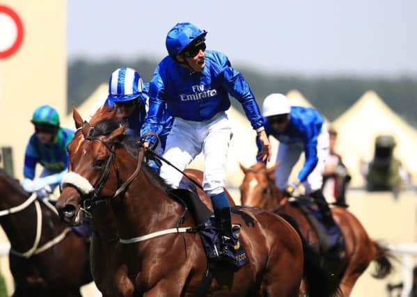 Dynamic duo: Ribchester and jockey William Buick come home to win the Queen Anne Stakes during day one of Royal Ascot. (Picture: John Walton/PA)