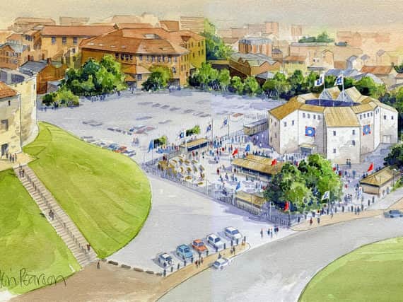 An artist's impression of the theatre in York.