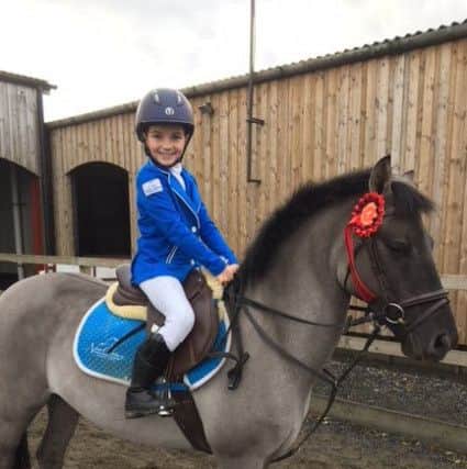 Lilly will be riding the family's new pony, Clooncraha Lady, when she takes part in Saturday's heats. The final of the Talented Showjumper Competition is on Sunday.