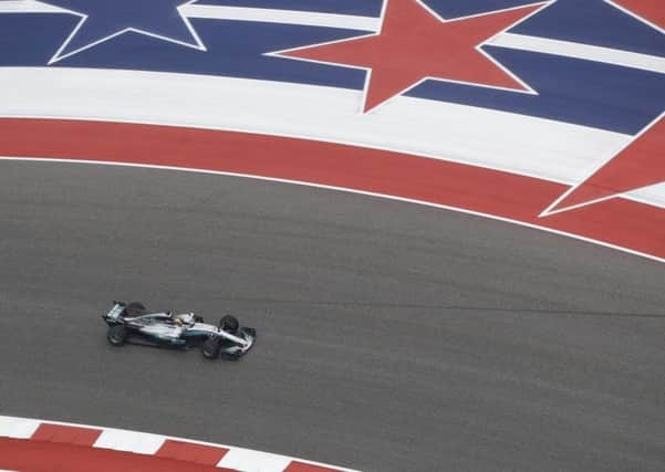 Mercedes driver Lewis Hamilton, of Britain.