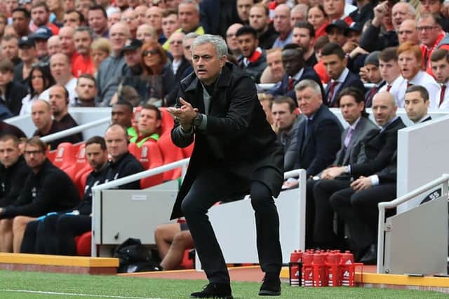 Manchester United manager Jose Mourinho. Picture: Peter Byrne/PA