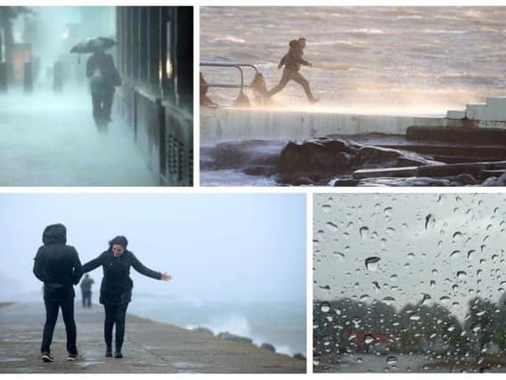 Storm Brian brought wind and rain to Yorkshire last week.