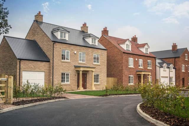 Meadowside consists of 10 executive properties - prices ranging from Â£350,000 to Â£650,000.