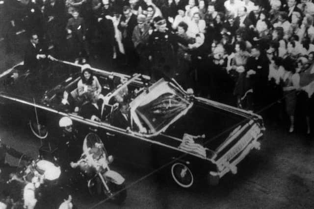 A newspaper in Cambridge was contacted 25 minutes before President Kennedy was shot in Dallas to warn of a big story in America.