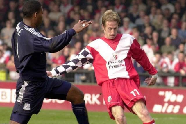 Graham Potter made more than 100 appearances for York City between 2000 and 2003