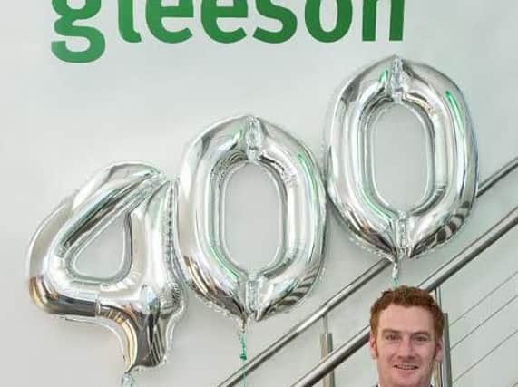 Gleeson's 400th employee Dan Tesseyman