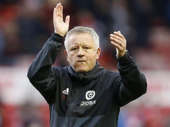Manager of the week: Chris Wilder has guided Sheffield United to the top of the Championship