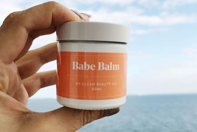 All natural, Babe Balm is a vegan beauty product that gently cleanses, moisturises and nourishes the skin
