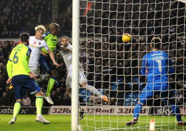 Leeds United went down to a sixth league defeat in eight games despite taking an early lead through Pierre-Michel Lasogga