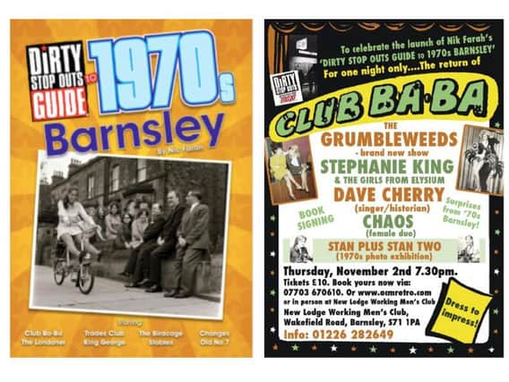 Club Ba-Ba to reopen for one night only to launch Dirty Stop Out's Guide to 1970s Barnsley.