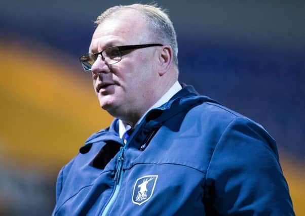 Mansfield Town manager Steve Evans (Picture: James Williamson).