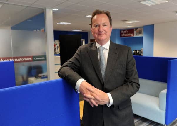 Phillip Monks, CEO, Aldermore pictured at office in Wellington Street, Leeds
