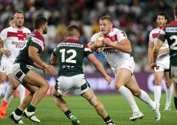 England's Tom Burgess in action Picture: Gregg Porteous/NRL Photos/PA