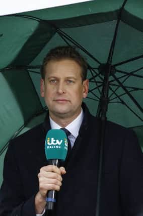 ITV Racing presenter Ed Chamberlin