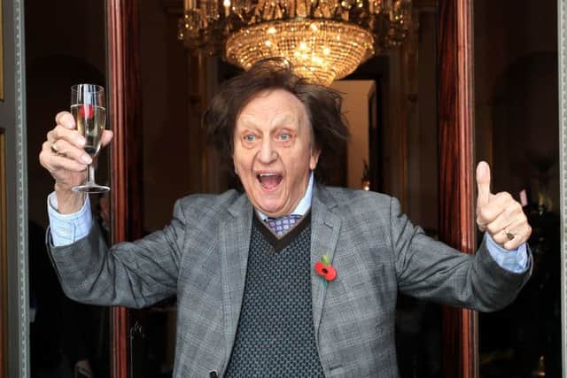 Sir Ken Dodd at a civic lunch to mark his 90th birthday at Liverpool Town Hall. PRESS ASSOCIATION Photo.