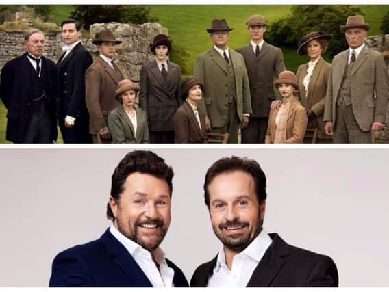 Singers Michael Ball and Alfie Boe want to make a Downton Abbey musical.