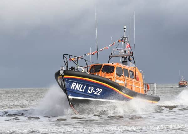 The New Bridlington Lifeboat arrivesat it's new home
Picture by Paul Atkinson:
NBFP PA1745-12b