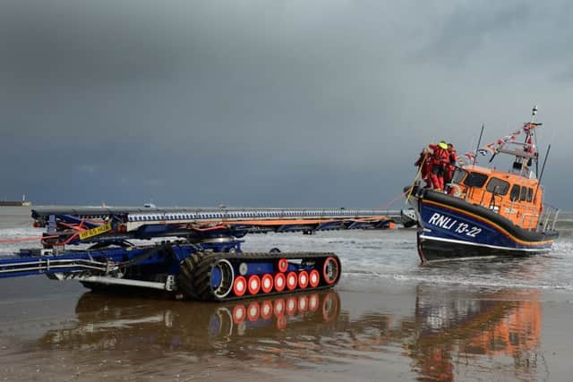 The New Bridlington Lifeboat arrivesat it's new home
Picture by Paul Atkinson:
NBFP PA1745-13c