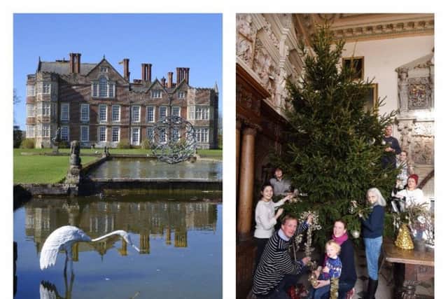 Burton Agnes Hall's Christmas tree is its biggest to date