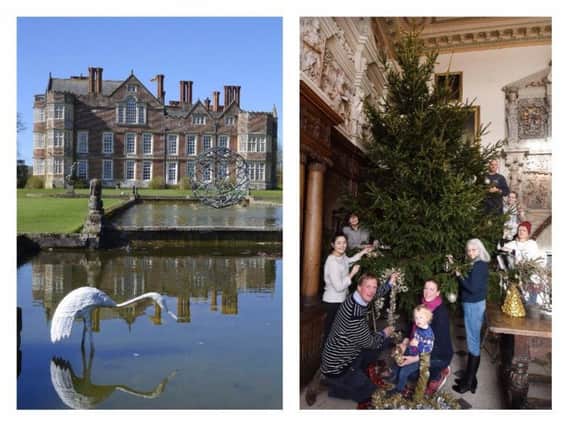 Burton Agnes Hall's Christmas tree is its biggest to date