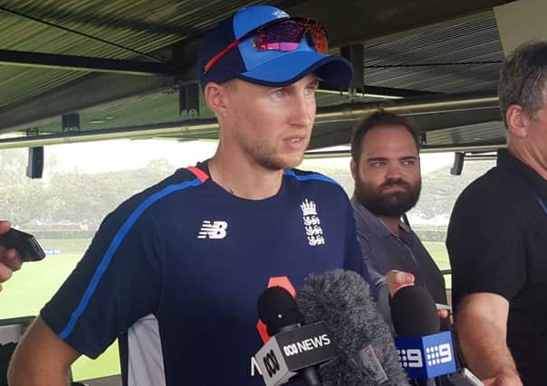 England's Joe Root: Ready for the Ashes battle.