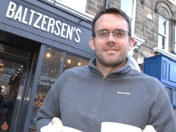 'Indie Harrogate' founder - Paul Rawlinson of Norse and Baltzersens. (1711062AM2)