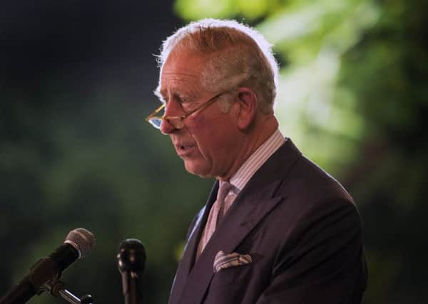 The Prince of Wales makes a speech during a reception at Government House in Antigua as his tour of hurricane-ravaged Caribbean islands began. Picture: Victoria Jones/PA Wire