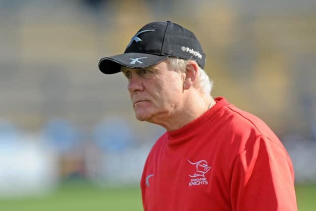 Doncaster Knights' head coach Clive Griffiths. Picture: Steve Riding