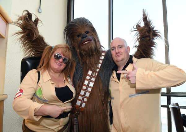 Angela and Pete Fisher with Chewbacca

Pictures by Paul Atkinson