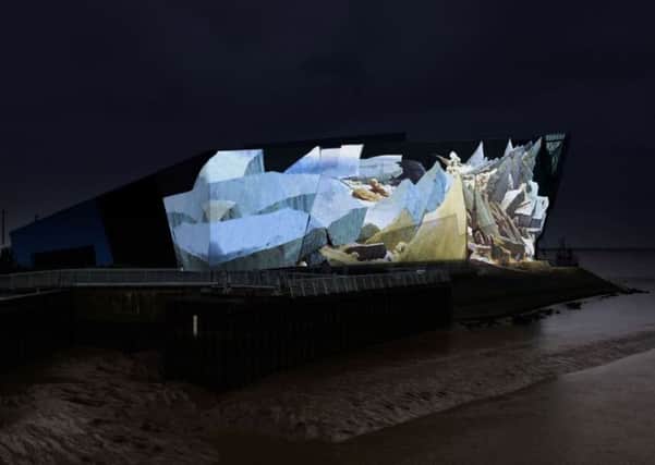 The spectacular installation called Floe which will light up the Deep over the second weekend of December